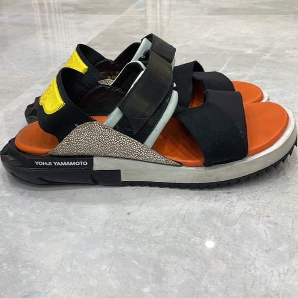 Men’s Y-3 Adidas Kaohe Mixed Media Sandal - Size US 10 - Picture 1 of 16